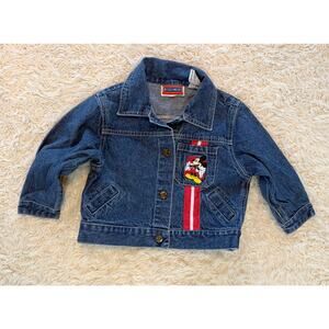 Y2K Mickey Mouse Denim Jacket size 2T